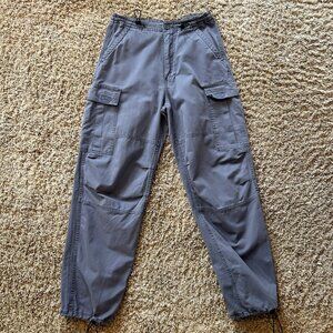 BRANDY MELVILLE Jemma Cargo Pants in Gray High Rise